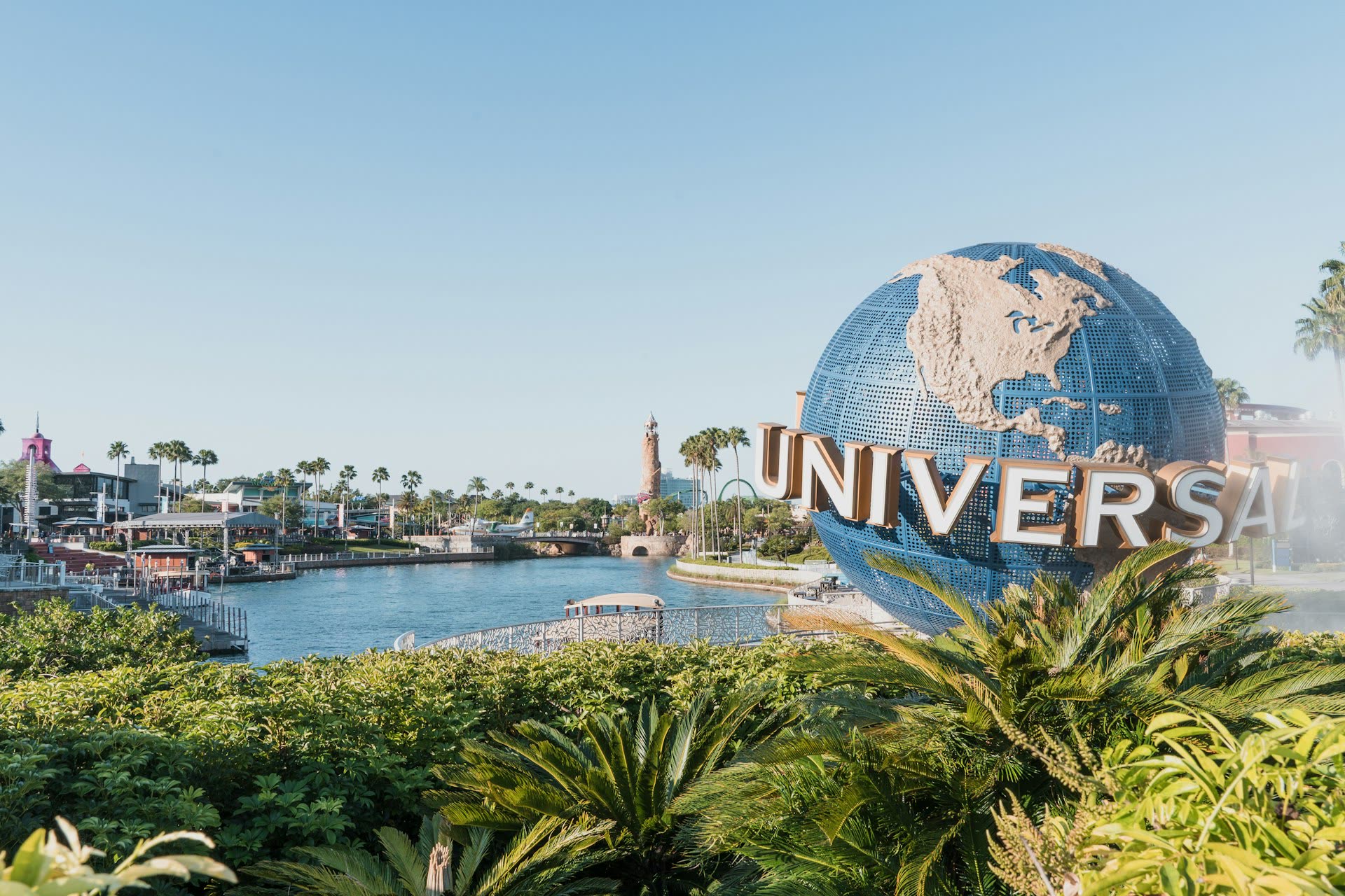 Universal Studios globe, Orlando, Florida